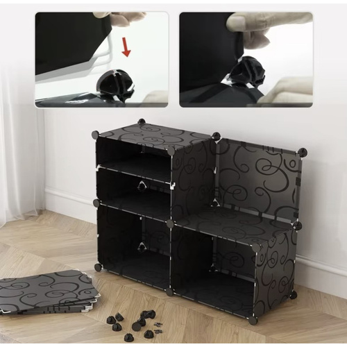 moderný skladací stojan na topánky